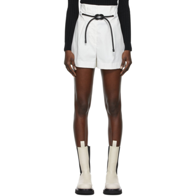 3.1 Phillip Lim Off-white Pleated Origami Shorts