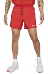 Nike Dri-fit Flex Stride Pocket 2-in-1 Running Shorts In University Red/ University Red