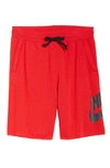 Nike Sportswear Alumni Shorts In University Red/ University Red