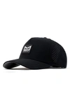 Melin Hydro Odyssey Stacked Water Repellent Baseball Cap In Black