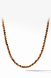 David Yurman Spiritual Beads Necklace In Tigers Eye