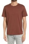 Ag Bryce Crewneck T-shirt In Dark Walnut