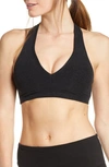 Beyond Yoga Lift Your Spirits Sports Bra In Darkest Night