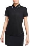 Nike Dri-fit Victory Women's Golf Polo In Black,white,white