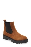 Caslonr Miller Water Resistant Chelsea Boot In Brown Chestnut