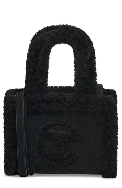Ugg (r) X Telfar Gender Inclusive Small Genuine Shearling Shopper In Black