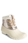 Sperry Saltwater Alpine Bootie In Ivory