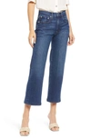 Edwin Marli High Waist Crop Wide Leg Jeans In Tangled