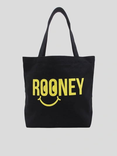 Rooney Smile Tote In Black