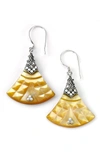 Samuel B. Ss Yellow Mop Earrings In Yellow