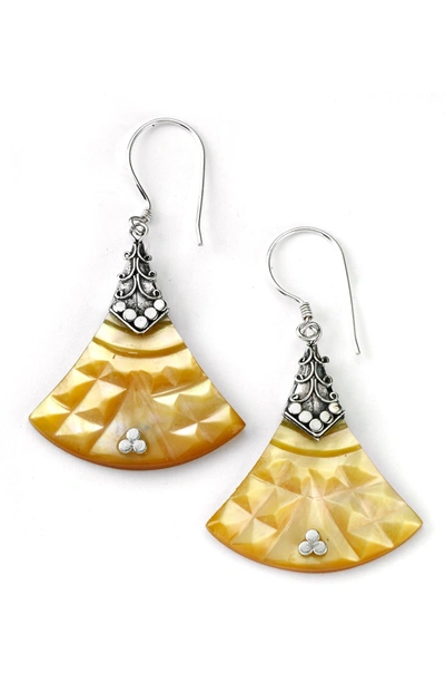 Samuel B. Ss Yellow Mop Earrings