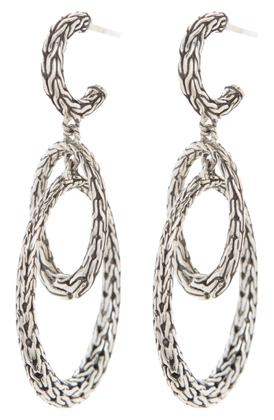 John Hardy Sterling Silver Chain Drop Earrings