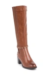 Torgeis Destinee Studded Tall Boot In Camel