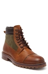 WARFIELD & GRAND STATE MIXED MEDIA LACE-UP BOOT