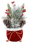 Flora Bunda Christmas Tree Gift Decor In Red