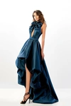 ABDO AOUDE COUTURE HIGH NECK WITH CUT OUT GOWN,AAC22SG122-18