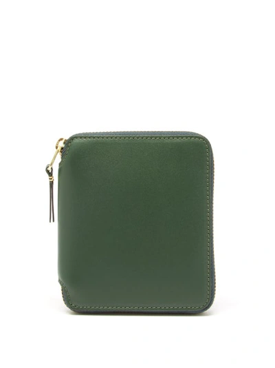 Comme Des Garçons Classic Leather Wallet In Green