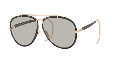 Chloé Aviator-style Metal Sunglasses In Grey