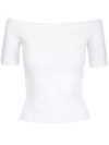 ALEXANDER MCQUEEN ALEXANDER MCQUEEN OFF SHOULDER SHORT