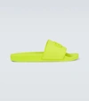 BALENCIAGA POOL BB RUBBER SLIDES,P00636494