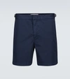Orlebar Brown Mens Navy Bulldog Ii Regular-fit Stretch-cotton Swim Shorts 32 In Navy