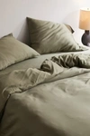 Ettitude Bamboo Sateen Duvet Cover In Olive