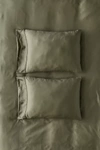 Ettitude Bamboo Sateen Pillowcase Set In Olive