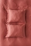 Ettitude Bamboo Sateen Pillowcase Set In Rust