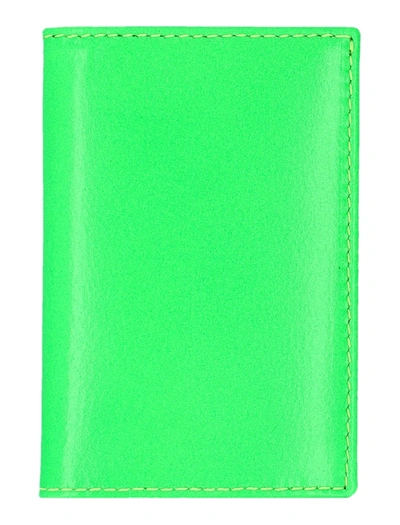 Comme Des Garçons Wallet New Super Fluo Wallet In Green