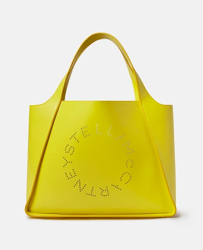 Stella Mccartney Stella Logo Tote Bag In Citrus