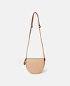 Stella Mccartney Frayme Small Flap Shoulder Bag In Blush