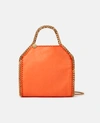 Stella Mccartney Falabella Mini Tote Bag In Bright Orange