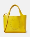 Stella Mccartney Stella Logo Crossbody Bag In Citrus