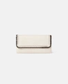 Stella Mccartney Falabella Continental Wallet In Magnolia