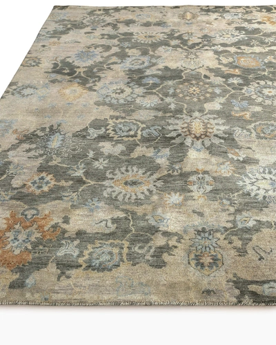 Exquisite Rugs Carpinteria Hand-knotted Rug, 6' X 9' In Brown/ivory