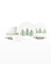 Vietri Lastra Holiday Four-piece Place Setting