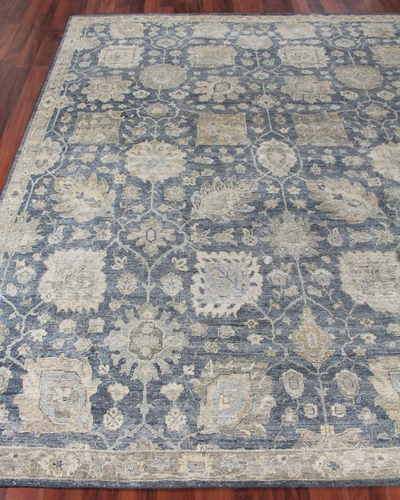 Exquisite Rugs Seabrook Hand-knotted Rug, 8' X 10' In Blue