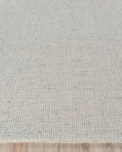 Exquisite Rugs Merida Hand-tufted Rug, 8' X 10' In Light Blue/ivory