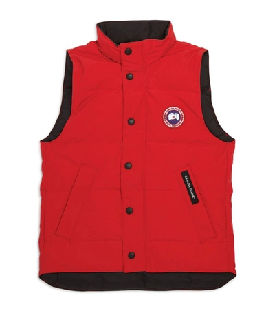 Canada Goose Little Kid's & Kid's Vanier Arctic-tech Vest In Red