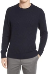The Normal Brand Cotton Pique Sweater In Normal Navy