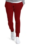 Swet Tailor Joggers In Claret