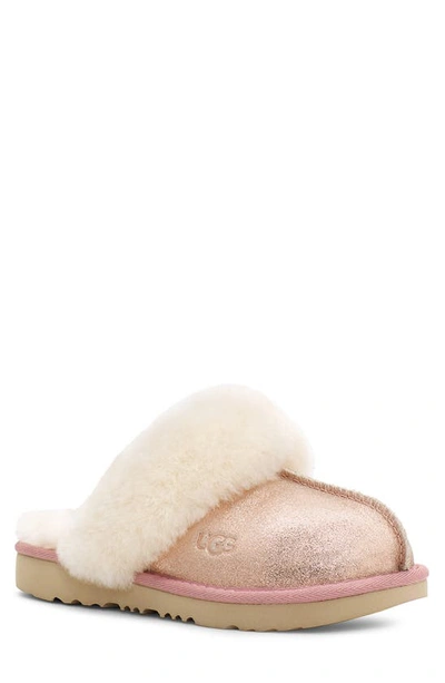 Ugg Kids' Cozy Ii Scuff Slipper In Rose Gold