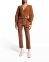 Joe's Jeans The Callie Coated Jeans In Cinnamon In Cinnamon