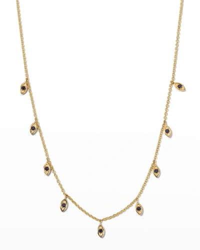 Sydney Evan Women's 14k Yellow Gold & Sapphire Marquise Charm Necklace