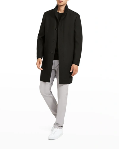 THEORY MEN'S BELVIN WOOL-BLEND OVERCOAT PROD248160173