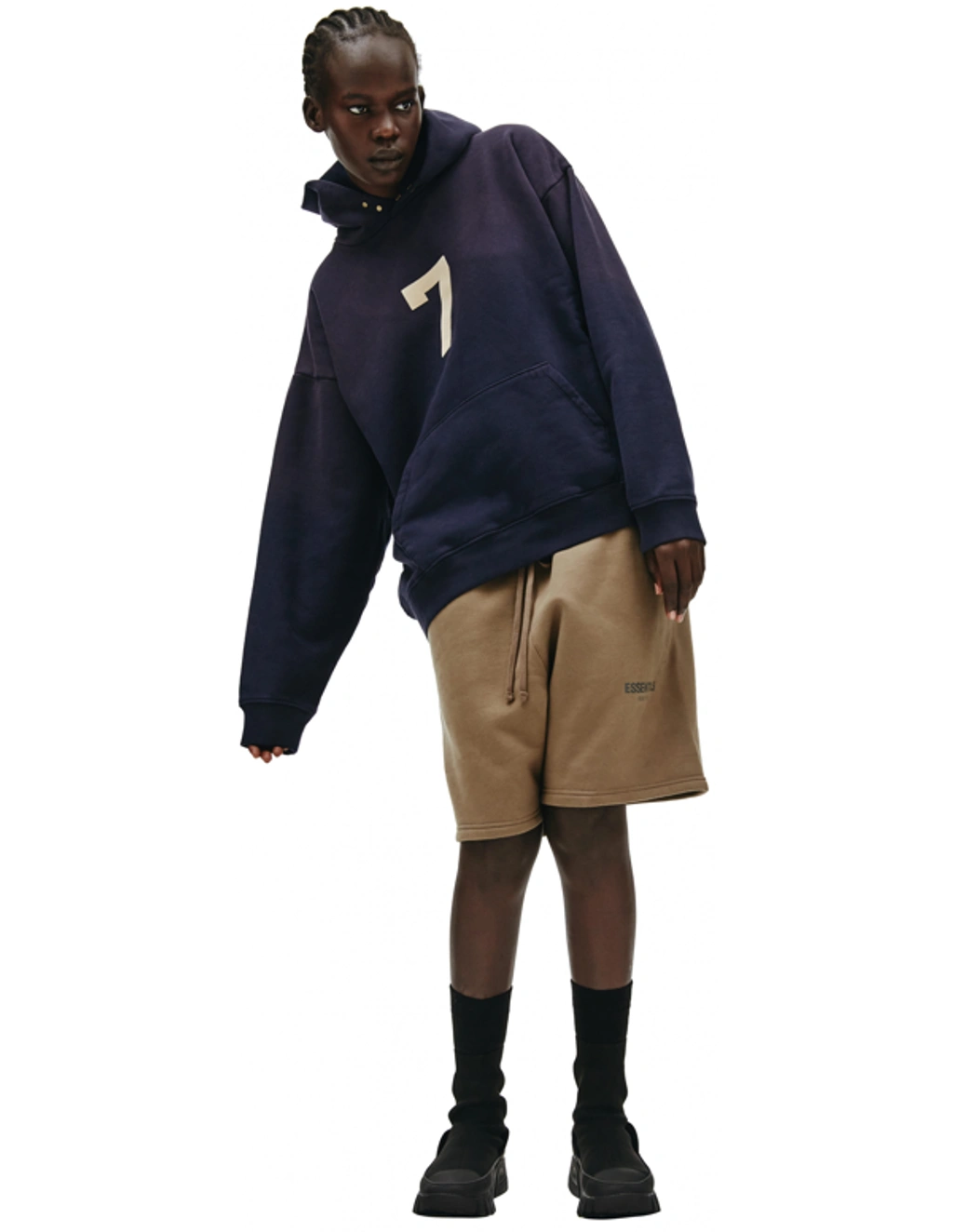 Fear Of God Hoodie Vintage Navy In Navy Blue ModeSens