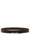 BALLY BALLY LOGO BUCKLE REVERSIBLE BELT