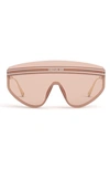 Dior Club M2u Wrap Injection Plastic-metal Shield Sunglasses In Pink
