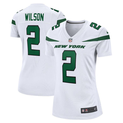 Nike Zach Wilson White New York Jets Game Jersey
