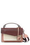 Botkier Cobble Hill Colorblock Leather Crossbody Bag In Malbec Combo